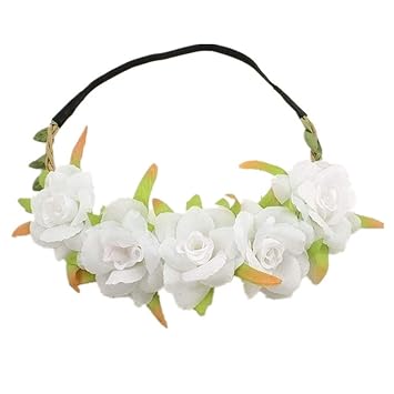 Niuzimu Cheveux Floral Guirlande De Mariée Vacances Sen