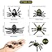 Boao 24 Pieces Mini Plastic Spider Toys Small Fake Spider Prank Realistic Spiders for Halloween Decorations