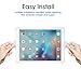 amFilm Glass Screen Protector for iPad Pro 12.9 (2015, 2017), Tempered Glass