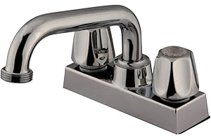 KINGSTON Brass KF461 4" Centerset Laundry Faucet, Polished Chrome