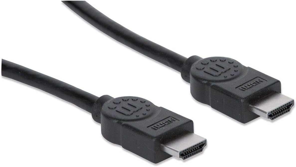 Manhattan HDMI Cable, 4K@30Hz (High Speed), 15m, Male to Male, Black, Ultra HD 4k x 2k, Fully Shielded, Gold Plated Contacts - Image 3