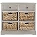 SAFAVIEH American Homes Collection Herman Vintage Grey Storage Unit