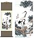 Grace Art Asian Wall Scroll, Cranes Resting in a Pine Tree
