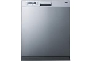 SUMMIT APPLIANCE Summit DW2435SSADA 24"" ADA Compliant Dishwasher with 12 Place Settings 5 Cycles Digital Touch Control Energy Star in Stainless Steel