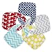 Regaroo - All-Around Waterproof Cotton-Lined Baby Bibs, Baby Essentials for Baby Clothes Protection, Unisex Baby Stuff, Baby Products, Natural and Rustic