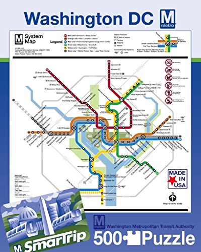 New York Puzzle Company - DC Metro DC Metro - 500 Piece Jigsaw Puzzle
