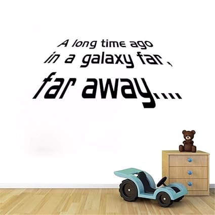 Amazon Com Star Wars Lego Wall Decals Along Time Ago In A