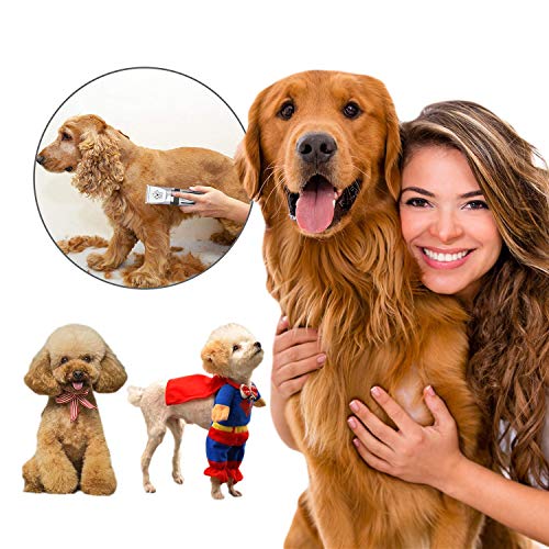 YIDON Dog Clippers, Dog Grooming kit Cordless Adjustable Pet Clippers Dog Hair Trimmer Rechargeable Dog Shears Pet Grooming Professional Hair Clippers Low Noise for Small Large Dogs,Cats,All Pets - Thumbnail 6