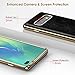LOHASIC Galaxy S10 Plus Case, Thin Slim Leather Luxury PU Soft Non-Slip Grip Flexible Bumper Full Body Shockproof Anti-Scratch Protective Cover Phone Cases for Samsung Galaxy S10 Plus (2019) - Black