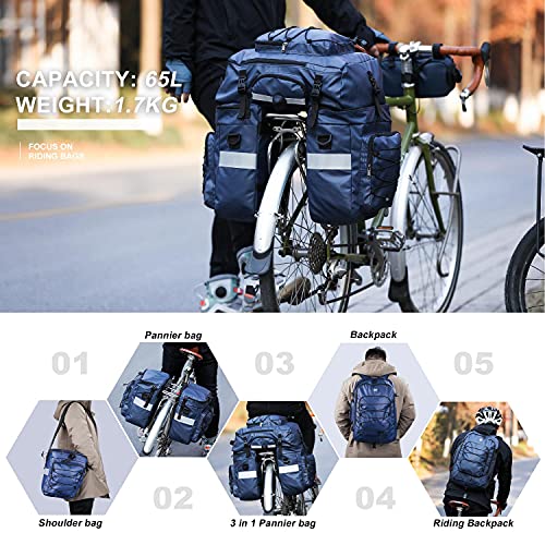 3 In 1 Multifuction Bicycle Expedition Touring Cam Pannier