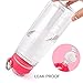 BOTTLED JOY Protein Shaker Water Bottle, Flip Top Sports Bottle with Carabiner Ring, Lovers Drinking Bottle, Shaker Bottle with Protein Mixes, Protein Shake Bottle with Shaker Ball 800ml 28oz Ounce