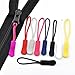 EuTengHao 120 Pcs Zipper Pulls - Nylon Cord Zipper Extension Pulls for Clothes, Backpacks, Traveling Case, Handbag, Purse, Tents (12 colors)