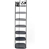 klein schmal schuhregal Metall weiß schwarz Für Stiefel-Balkon-Eingangs