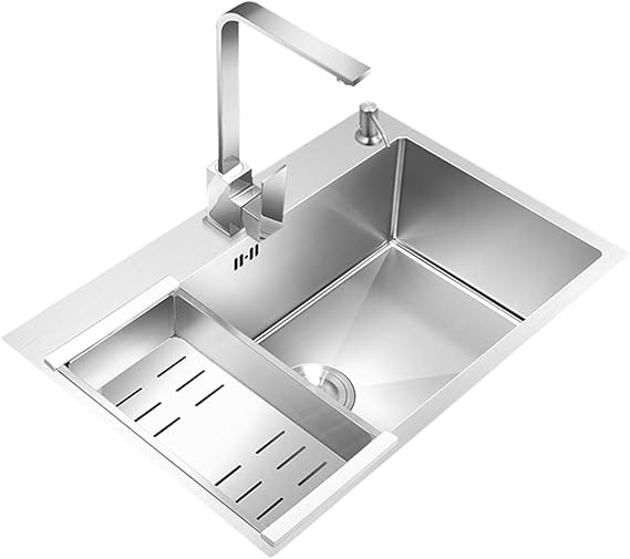 NBVCX Life Accessories Küchenspülen Einzelne Schüssel mit verdicktem