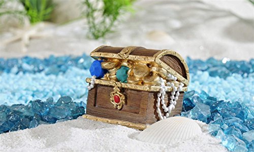 Gift craft 706447 mini sea treasure chest outdoor sculp…