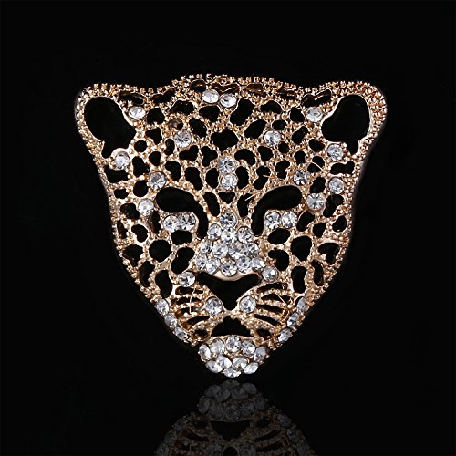 Leopard Brooch Pin Jewelry for Men Suits