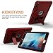 TIANLI Case for iPad Air 2 ArmorBox [Three Layer] Convertible [Heavy Duty] Rugged Hybrid Protective with Kickstand,Red/Black