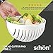 Salad Cutter Bowl 60 Seconds Salad Maker Cutter-Fast Fresh Salad Slicer, Salad Chopper and Fruit Vegetable Bowl