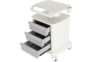 Mobile Ultrasound Trolley Cart Portable Ultrasound Imaging Scanner Vehicle Medical Beauty Storage Cart 110LBS Load with 4 Whe