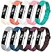 LEEFOX Fitbit Alta HR and Alta Bands, Classic Accessory Band Fit bit Alta HR/Ace and Alta Wristband Watch Buckle Replacement Strap for Fitbit Alta/Fitbit Alta HR Fitness Tracker, Large Small Men Women