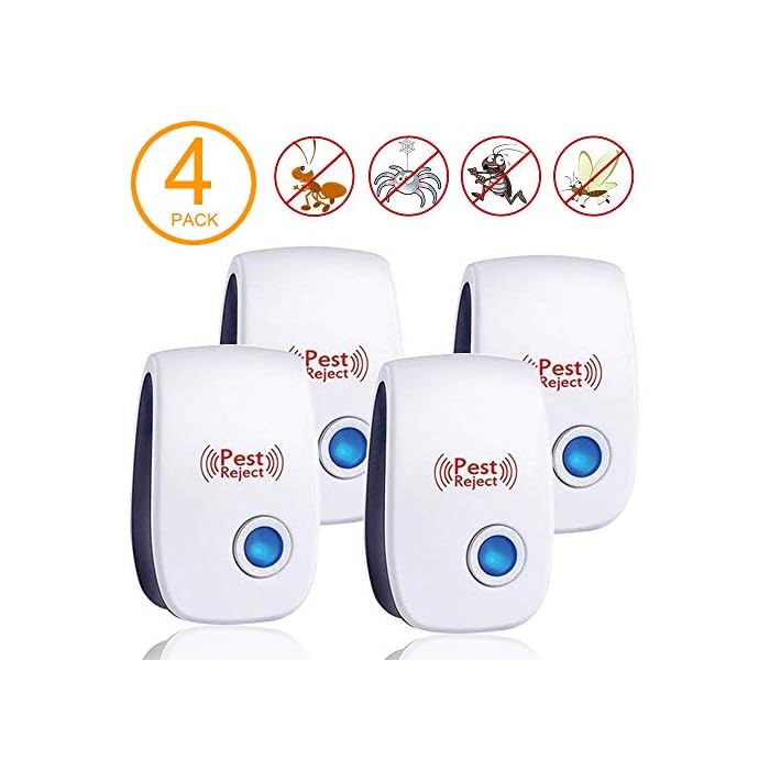 Buy Pest Control, Ultrasonic Electric Pest Repeller Wall PluginIndoor