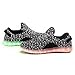 [NEW SIZE VERSION] LeoVera Men's & Women's LED Shoes Luminous Flashing Sneakers LVYZ86-Grey-36