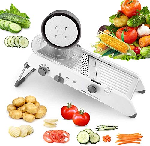 Mandoline Slicer, Vegetable Julienne Adjustable Thickness Premium Quality Stainless Steel Blades Mandoline Cheese Vegetable Grater Veggie Fruit cutter tool.