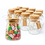 Otis Classic Small Glass Jars with Lids - Set of 12
