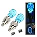 Relefree FDS-35117 Skull Flashing LED Wheel Tyre Valve Cap