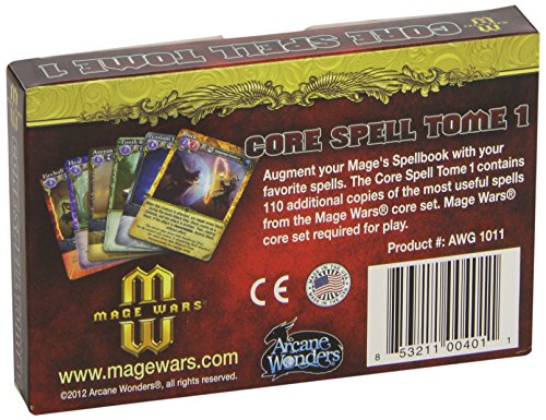Mage Wars Core Spell Tome 1 Game