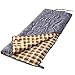 Camp Solutions XL Flannel Lined Sleeping Bag Lightweight Portable, for Traveling, Camping, Hiking, Office Napthumb 1