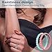 Demetory Stackable Silicone Ring Affordable Thin Silicone Rubber Bands - 3mm Width - 2mm Thick. Perfect for Athlete, Nurse, Police Size 5-10