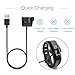 TUSITA [2-Pack] Charger for Garmin Vivosmart HR HR+ Approach X40 - USB Charging Cable 100cm - GPS Activity Tracker Accessories