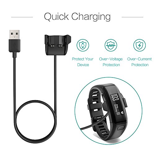TUSITA Charger for Garmin Vivosmart HR HR+ Approach X40