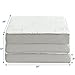 Modway 4” Relax Tri-Fold Mattress Topper CertiPUR-US Certified with Soft Removable Cover (25