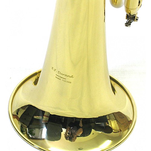 E.F. Durand Bb Brass Flugelhorn with Case and Mouthpiece - Thumbnail 4