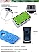 LORIZA 20ag Portable Handheld Mini Air Conditioner Cool Cooling Fan Travel USB Rechargeable Packet Style (Blue)