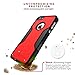 iPhone SE Case, for iPhone 5s 5 SE (Black Red) SaharaCase Protective Kit Bundled with [ZeroDamage Tempered Glass Screen Protector] Slim Fit Rugged Protection Case Shockproof Bumper Hard Back