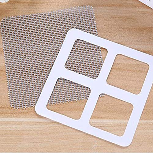 MqbY Door and Window Screen 24Pcs/Set Anti-Insect Fly Door Window Anti Mosquito Screen Net Mesh Repair Tape Patch Adhesive Stickers for Home Office