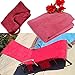 KING DO WAY Microfiber Lounge Chair Beach Towel With Pockets Holidays Sunbathing Quick Drying Towels Pink