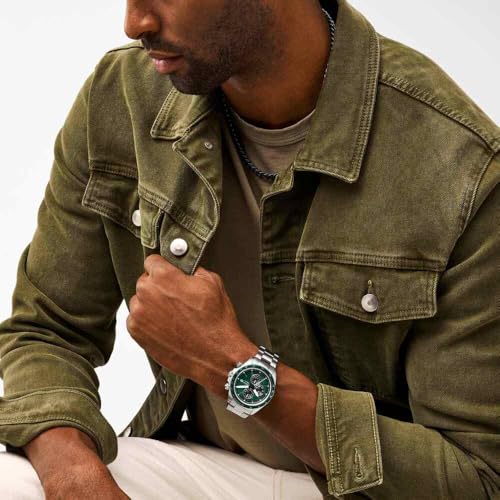 Fossil Autocross Men's Watch, Multifunction Quartz Movement with Stainless Steel or Leather Strap