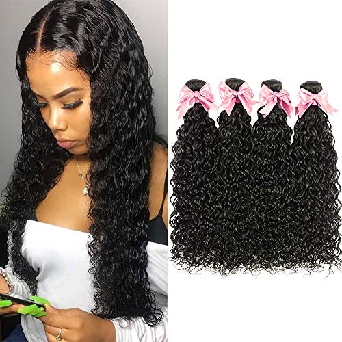 Aidaiya-Brazilian-Virgin-Hair-Water-Wave-4-Bundles-22-24-26-28-9A-Grade-Human-Hair-Bundles-100g-Per-Bundle-Unprocessed-Virgin-Hair-Extensions-Natural-Color