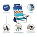 Beach Chairs Lightweight (2-Pack) Backpack Camping Chair Folding 5-Position Layflat Portable Arm Chairs with Towel Bar, Supports 250 LBSthumb 1