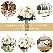SOLEDI Silk Rose Cream 10 Heads Artificial Flower French Rose Fake for Bridal Bouquet Wedding Living Room Table Home Garden Decoration