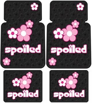 Amazon Com Plasticolor Spoiled W Pink Flowers Front Rear Floor