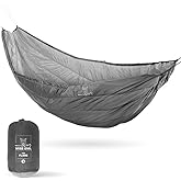 Wise Owl Outfitters Hammock Underquilt – Insulated Camping Quilt for Warm Sleeping – Fits Under Hammocks – Ultralight, Water-Resistant & Packable