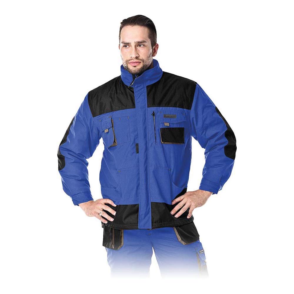 Leber&Hollman LH-Fmnw-J_Nbsl Formen Protective Insulated Jacket, Blue-Black-Grey, Large Size