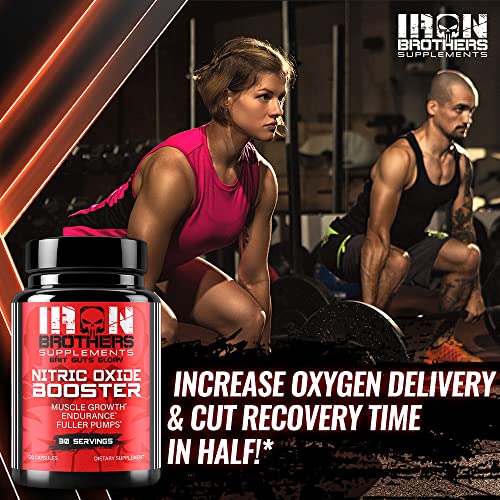Nitric Oxide Booster Extra Strength Pumps Supplements PreWorkout