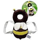 [KuYou] Baby Toddlers Head Protective , Adjustable Infant Safety Pads For Baby Walkers Protective Head and Shoulder Protector Prevent Head Injured Suitable Age 4-24 Months,Ladybugs (Yellow +White)