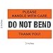 DO NOT Bend Please Handle with Care Label Stickers 2